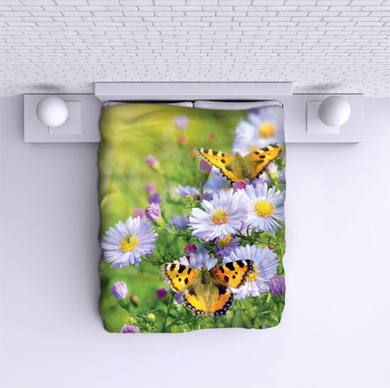 Bed Cover Daisy butterfly