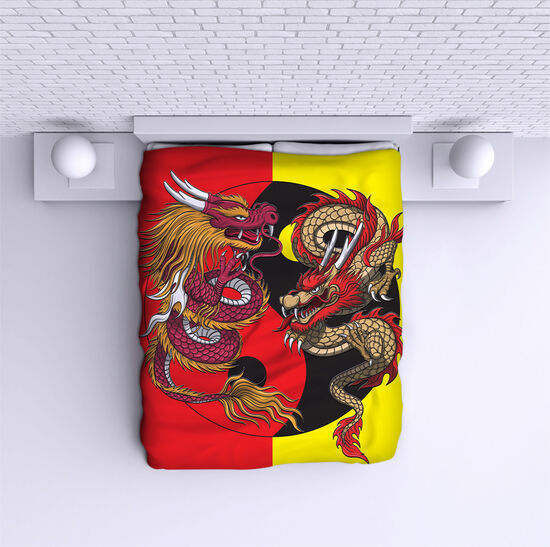 Bed Cover Dragons