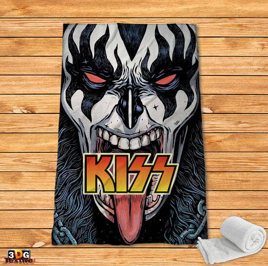 Fleece Blanket Kiss