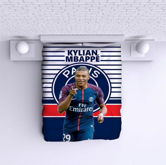 Bed Cover Kylian Mbappe