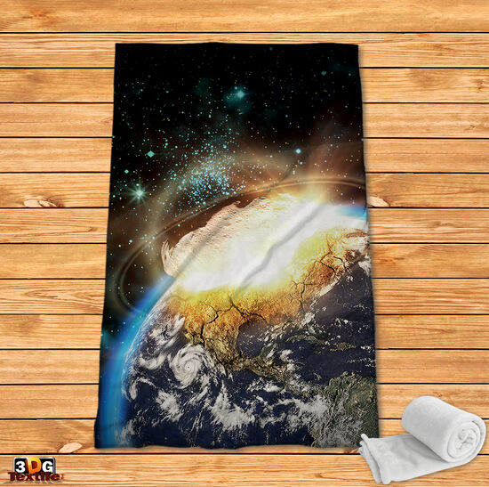Fleece Blanket Earth