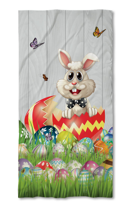 Beach Towel Easter Bunny