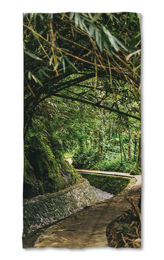 Beach Towel Path in the forest