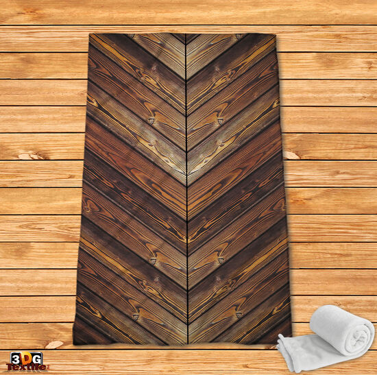 Fleece Blanket Parquet