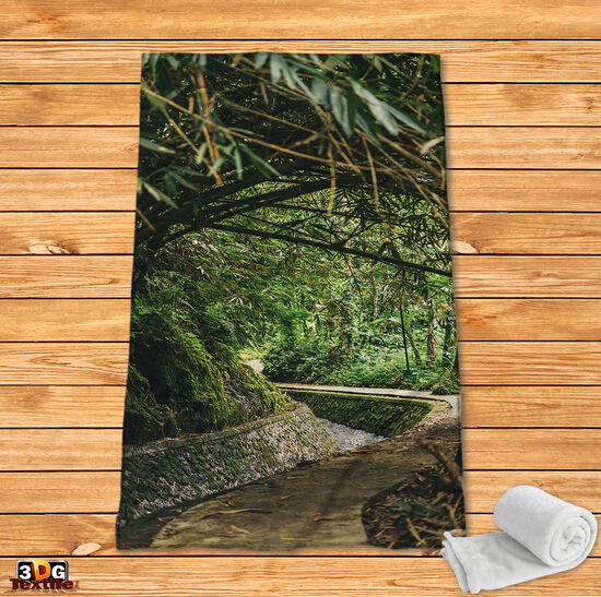 Fleece Blanket Path in the forest