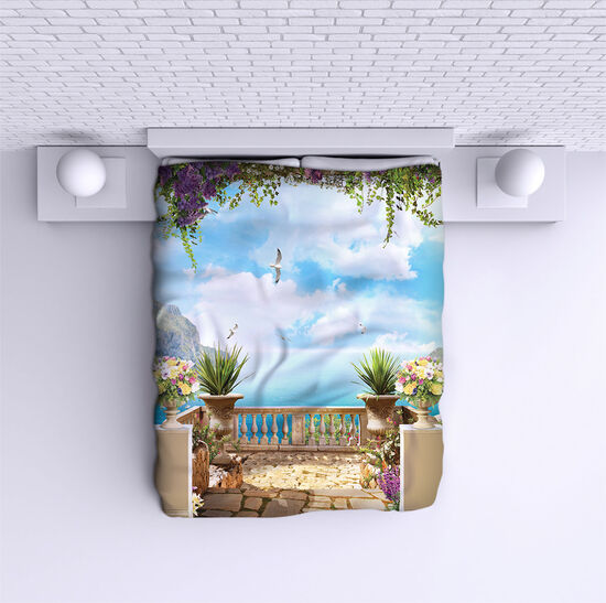 Bed Cover Balcony in paradise