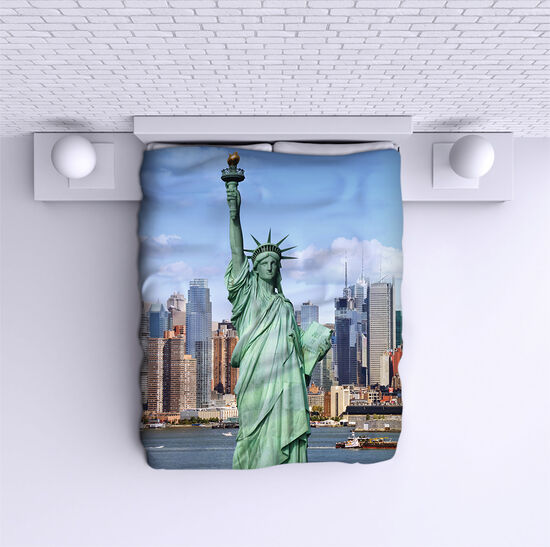 Bed Cover Statue of Liberty