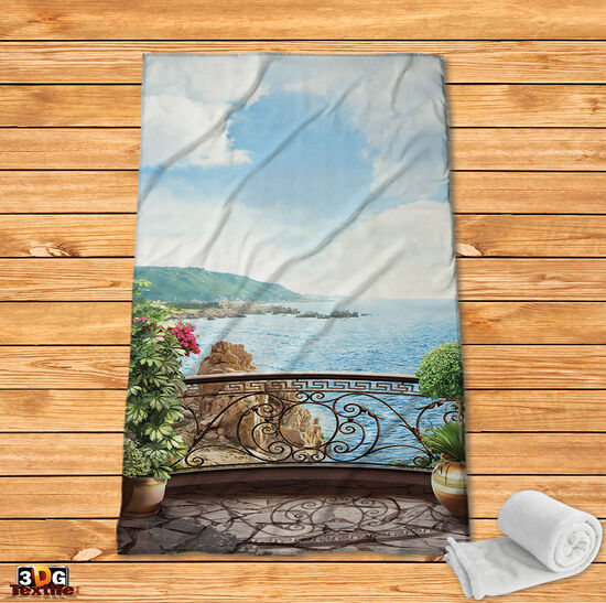 Fleece Blanket Sea View