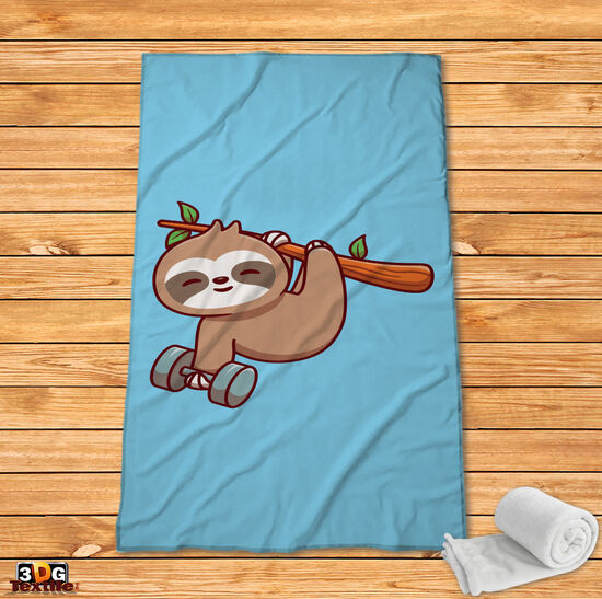 Fleece Blanket Sloth
