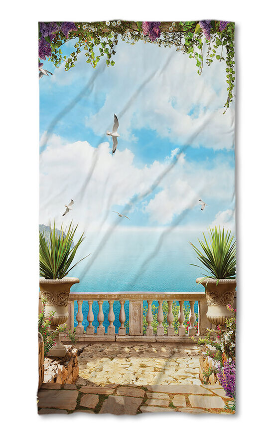 Beach Towel Balcony in paradise