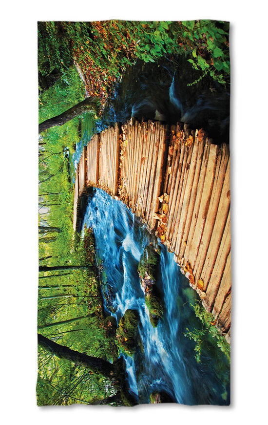 Beach Towel Path in the woods