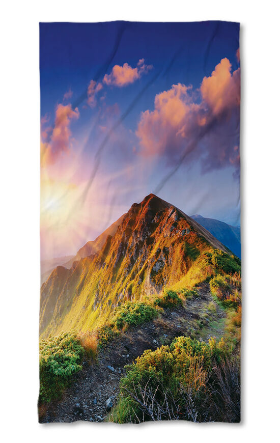 Beach Towel Path in the mountains