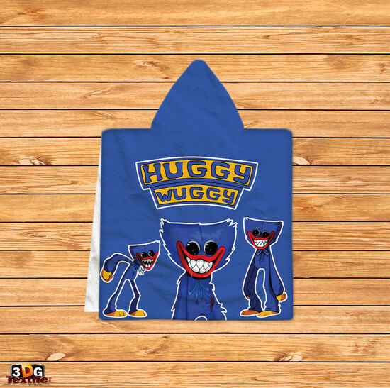 Kids Poncho Towel Huggy Wuggy