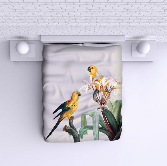 Bed Cover Parrots
