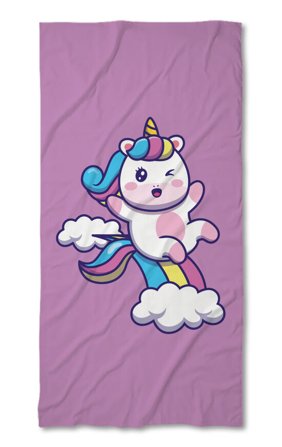 Beach Towel Farting Unicorn