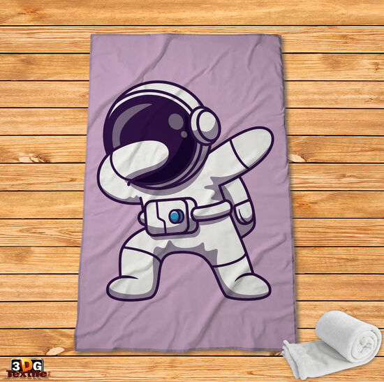 Fleece Blanket Dabbing astronaut
