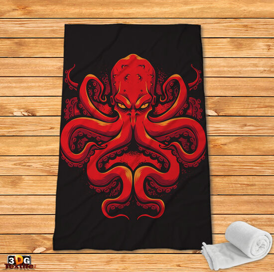 Fleece Blanket Octopus