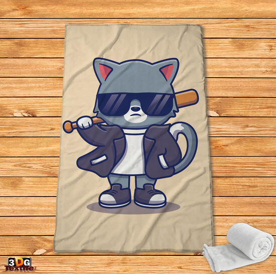 Fleece Blanket Strange fox