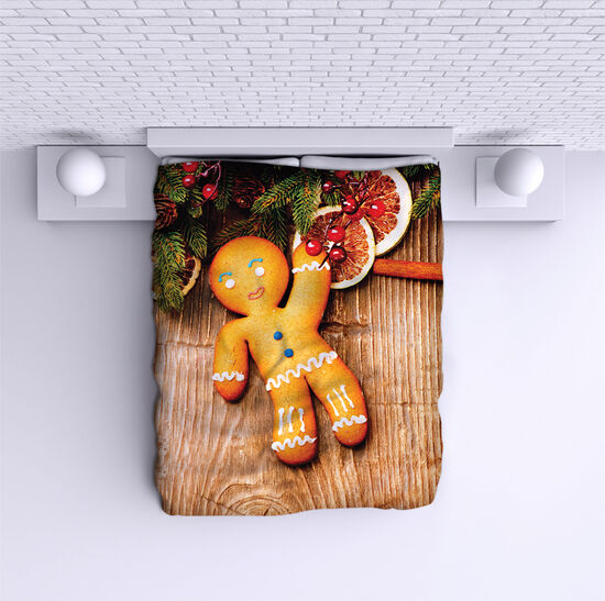 Bed Cover Christmas manikin