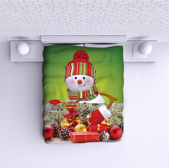 Bed Cover Snowman