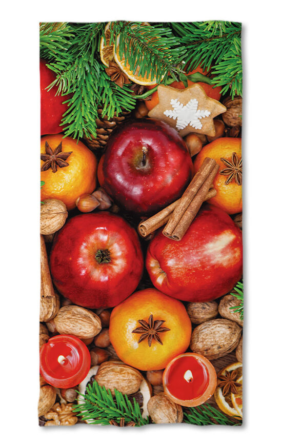 Beach Towel Christmas fruit