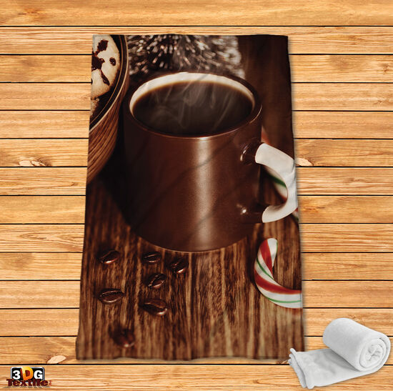 Fleece Blanket Cacao Christmas