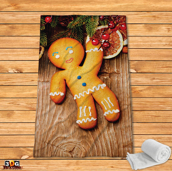 Fleece Blanket Christmas manikin