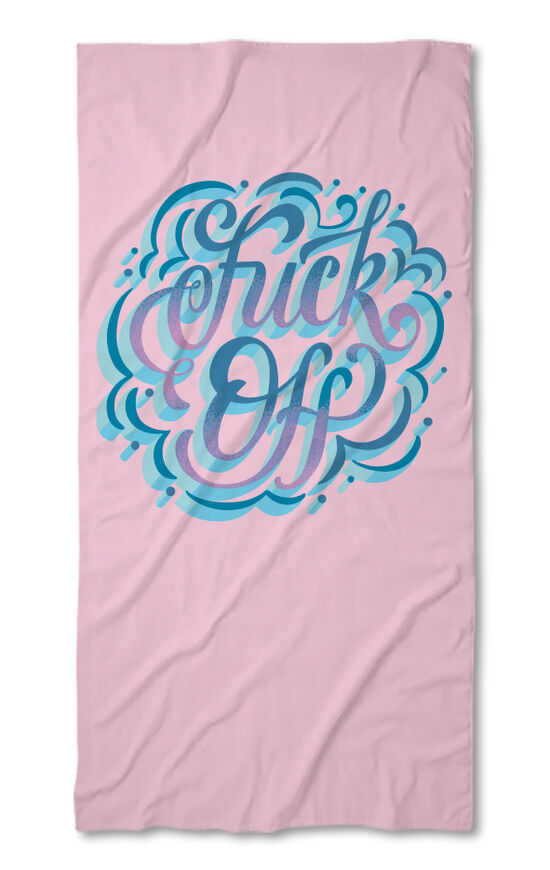 Beach Towel Fuck off