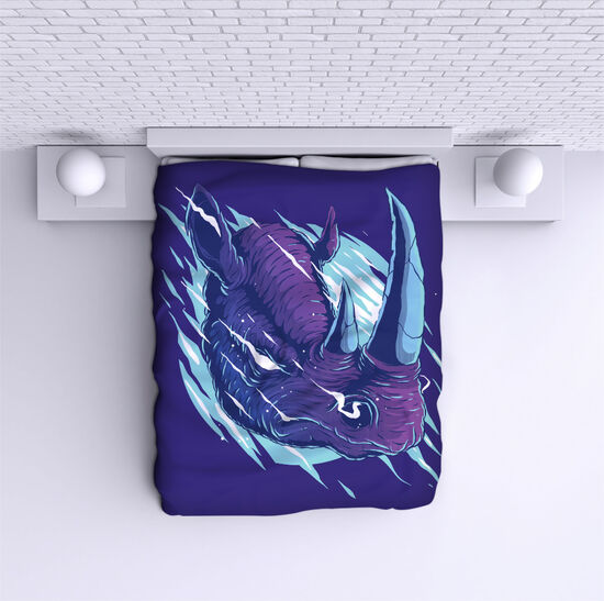 Bed Cover Rhinoceros