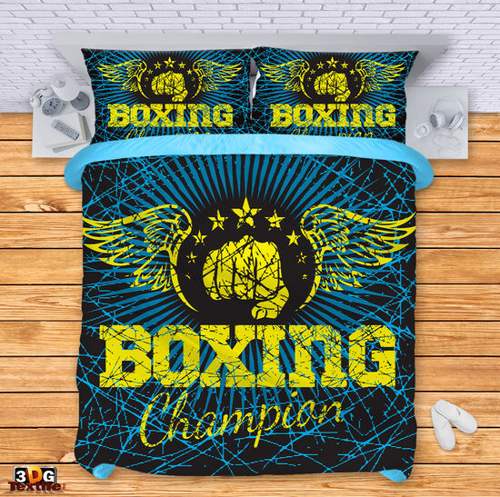 Bed Linen Boxing blue