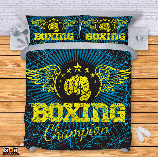 Bed Linen Boxing blue