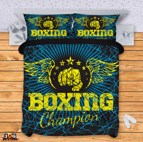 Bed Linen Boxing blue