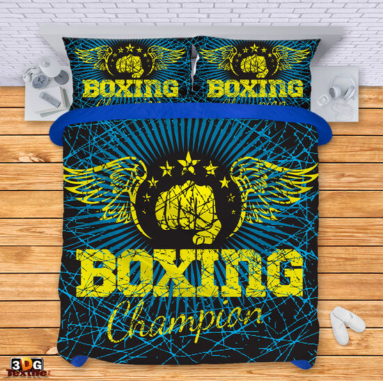 Bed Linen Boxing blue
