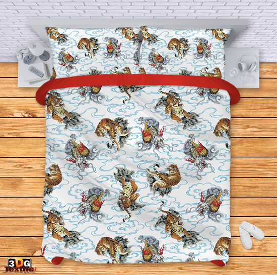 Bed Linen Tiger and Dragon