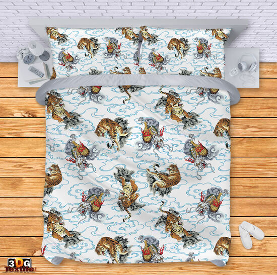 Bed Linen Tiger and Dragon