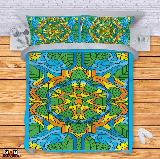 Bed Linen Painted glass