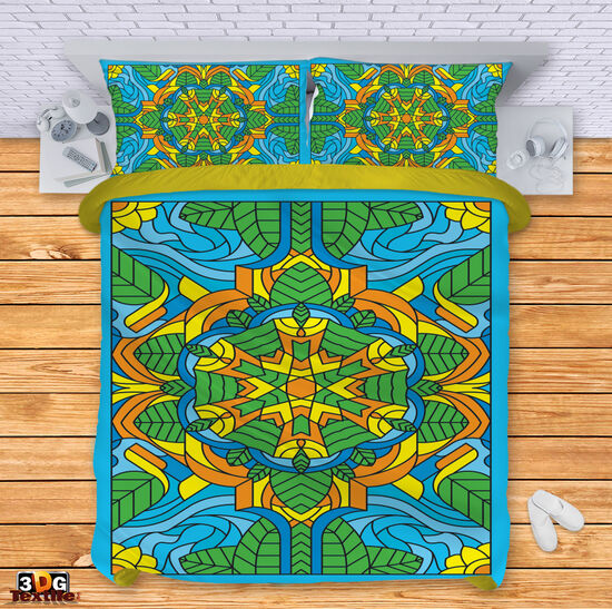 Bed Linen Painted glass