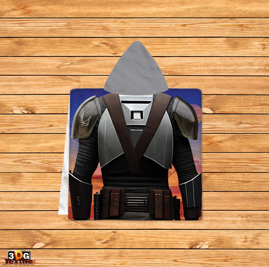 Kids Poncho Towel The Mandalorian