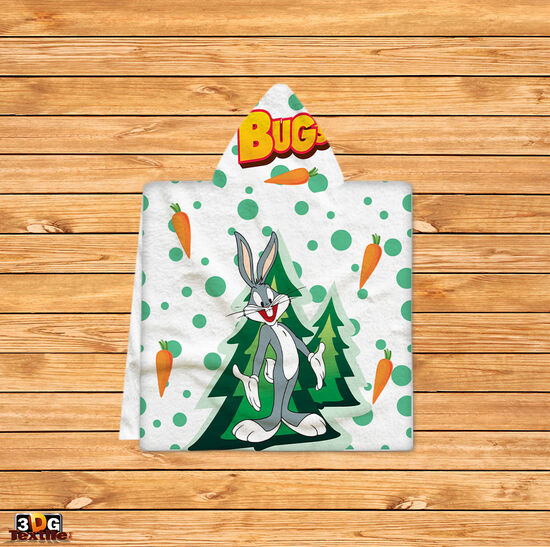 Kids Poncho Towel Bugs Bunny