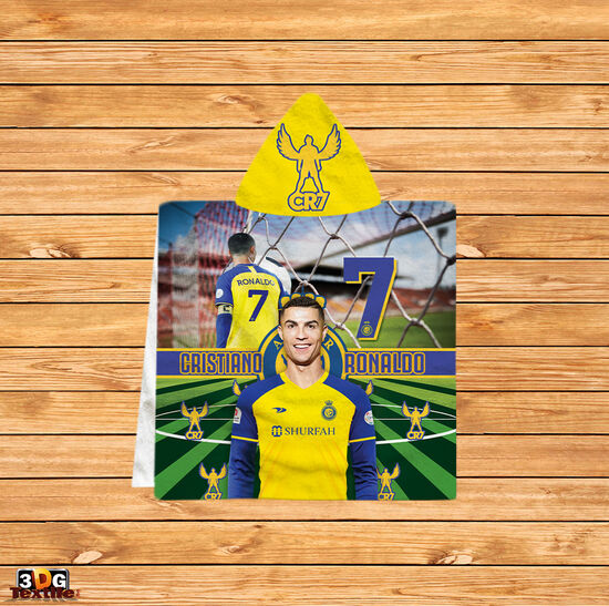 Kids Poncho Towel Ronaldo Al Nassr