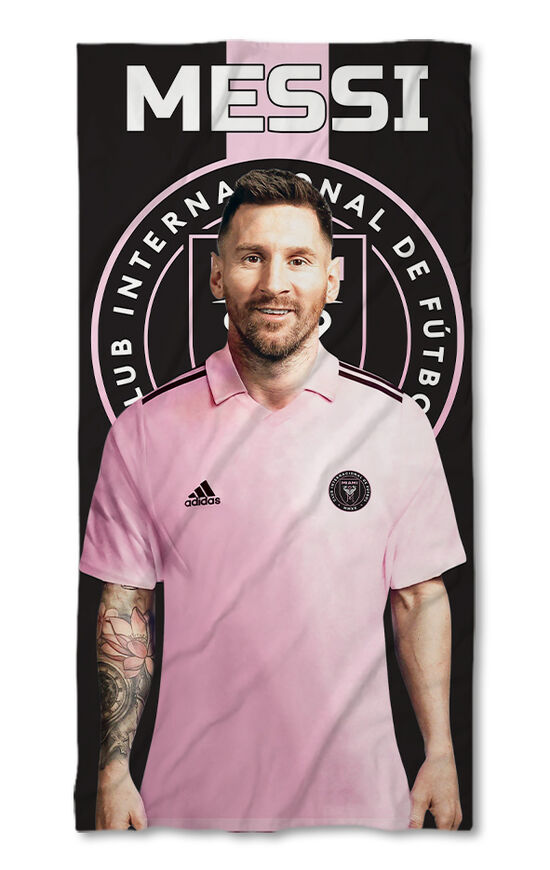 Beach Towel Messi Inter Miami