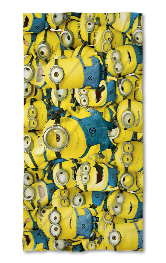 Beach Towel Many Minions
