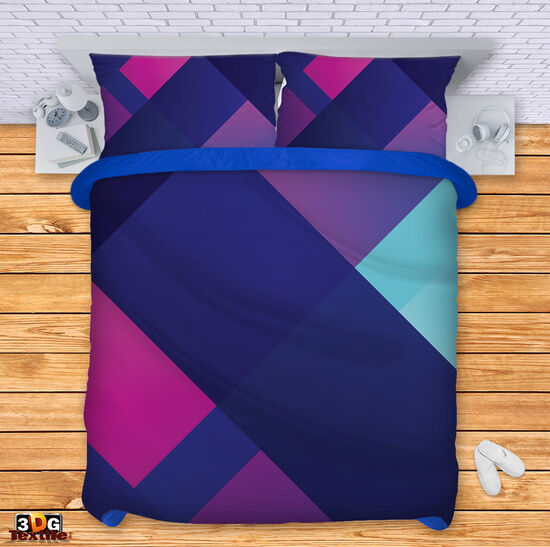 Bed Linen Colorful rhombuses