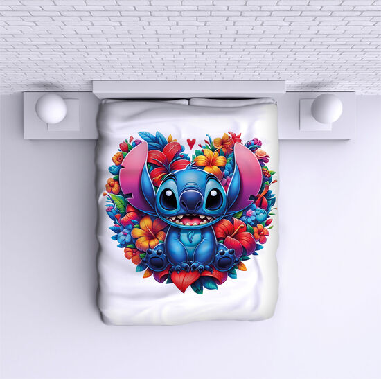 Bed Cover Stitch Flowers