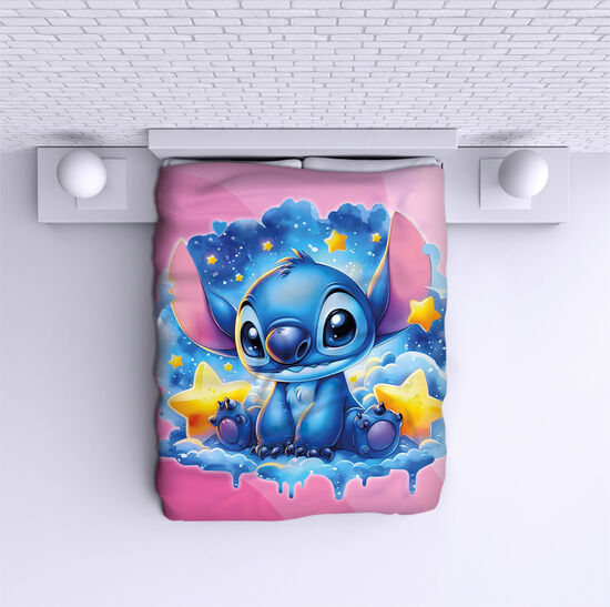 Bed Cover Stitch Night pink