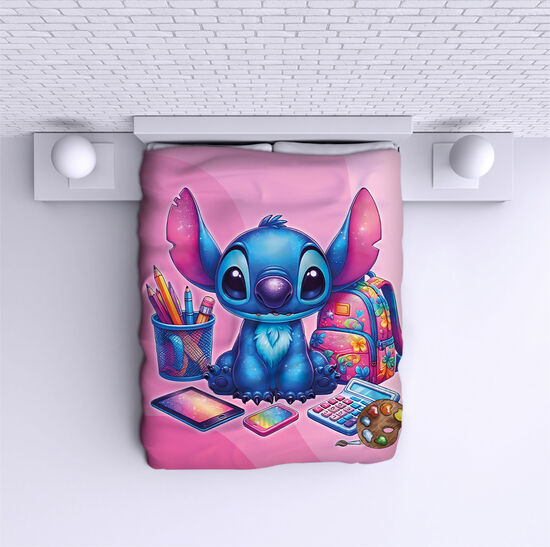 Bed Cover Stitch School pink
