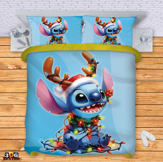 Bed Linen Stitch Christmas blue