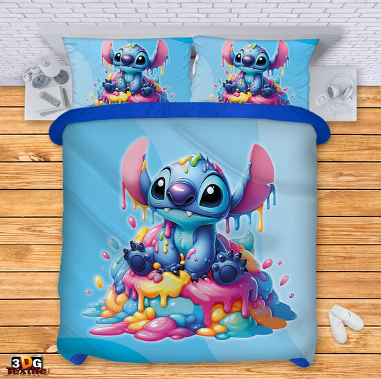 Bed Linen Stitch Ice cream blue