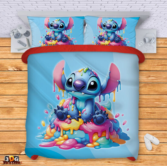 Bed Linen Stitch Ice cream blue