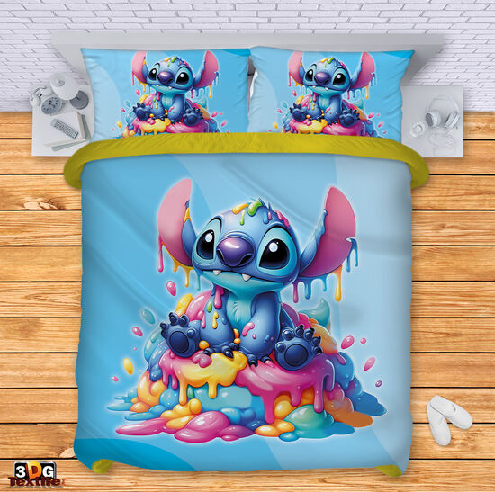 Bed Linen Stitch Ice cream blue
